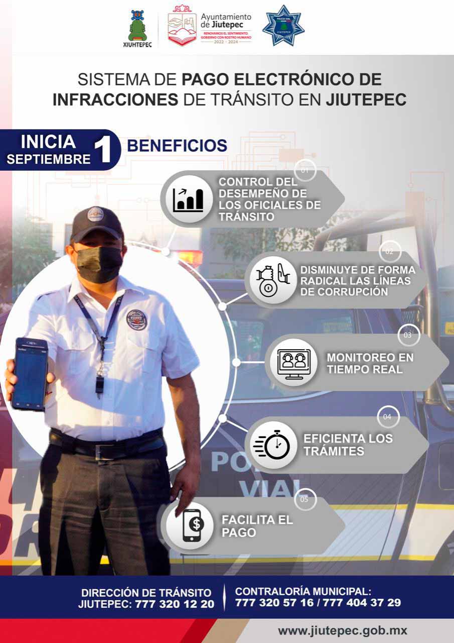 El Gobierno con Rostro Humano de Jiutepec comunica a la población: